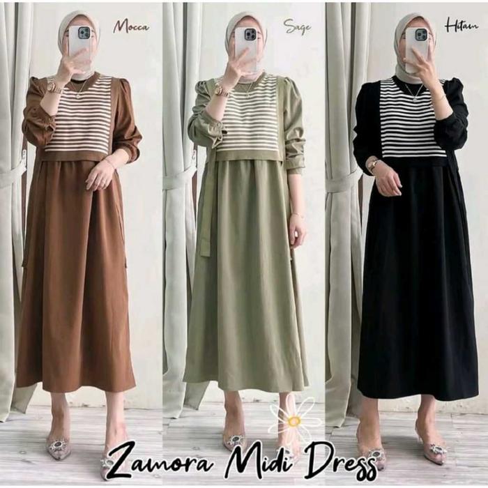 Jual Zamora Midi Dress Terbaru Gamis Muslim Mix Outer Rajut Kombinasi Salur  Gamis Knitted Motif Salur - PurZamora Midi Dress, XL - Kota Administrasi  Jakarta Pusat - Rizal Pramudya Arifsyah | Tokopedia