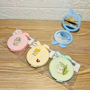 Cermin Bulat Cermin 2 Sisi Cermin Lipat Cermin Mini harga yang tertera intuk per pcs atau per 1