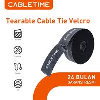 Gambar CABLETIME Kabel Winder Nylon Blended Clip Earphone Holder Cord Black - CV, 2M dari Cabletime Indonesia Kota Administrasi Jakarta Barat 1 Tokopedia