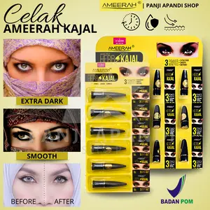 CELAK MATA ARAB/ Kajal Ameerah Herbal Mint Extra Vitamin E