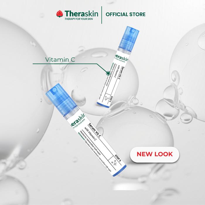 Gambar Theraskin BPOM Serum Vitamin C 8mL - Serum pagi malam diperkaya 3% Vitamin C untuk mencerahkan dan merawat kulit yang rusak akibat paparan sinar matahari dari Theraskin Kosmetika Kota Tangerang Selatan Tokopedia