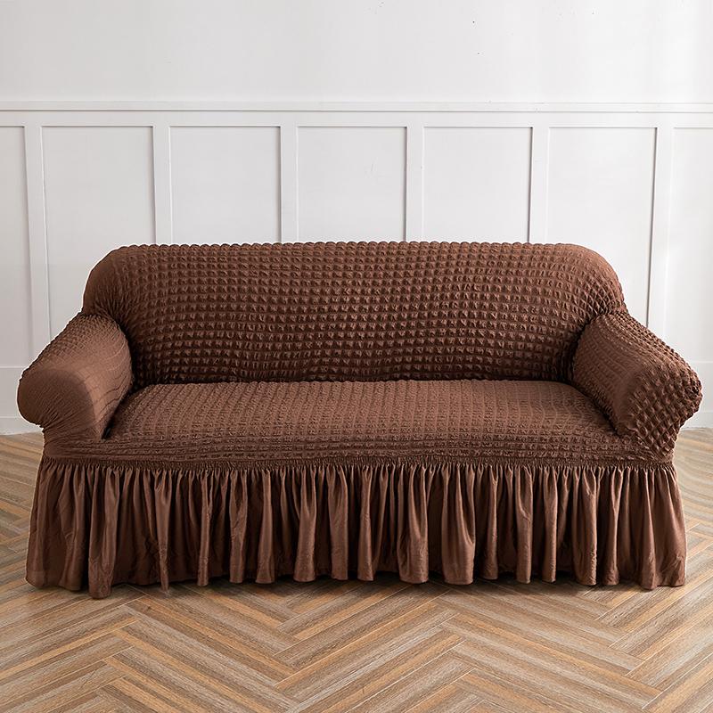 Product Introduction of Sarung sofa seersucker penuh, sarung penuh, universal, ringkas dan moden, anjal, sarung sofa calar kucing, sarung kusyen, sarung habuk kain rumah, boleh dibasuh mesin, untuk semua musim 6