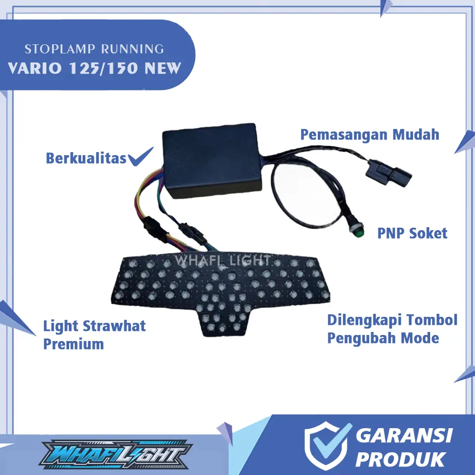 Stoplamp Running Vario New 125/150 10 Mode (Manual/Otomatis) - PNP