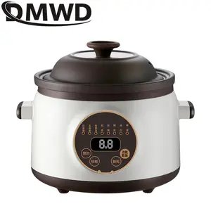1.8L Electric Slow Cooker Ceramic Liner Stewer Household Automatic Stewing Pot Stew Soup Porridge Health Pot Baby Food Cooker