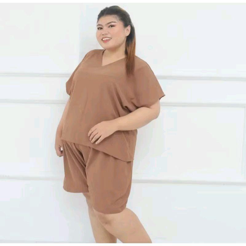 BELI 1 GRATIS 1 SETELAN NAGITA JUMBO LD 130 SETELAN CRINGKLE TERLARIS SETELAN WANITA TERMURAH Crinkle 8