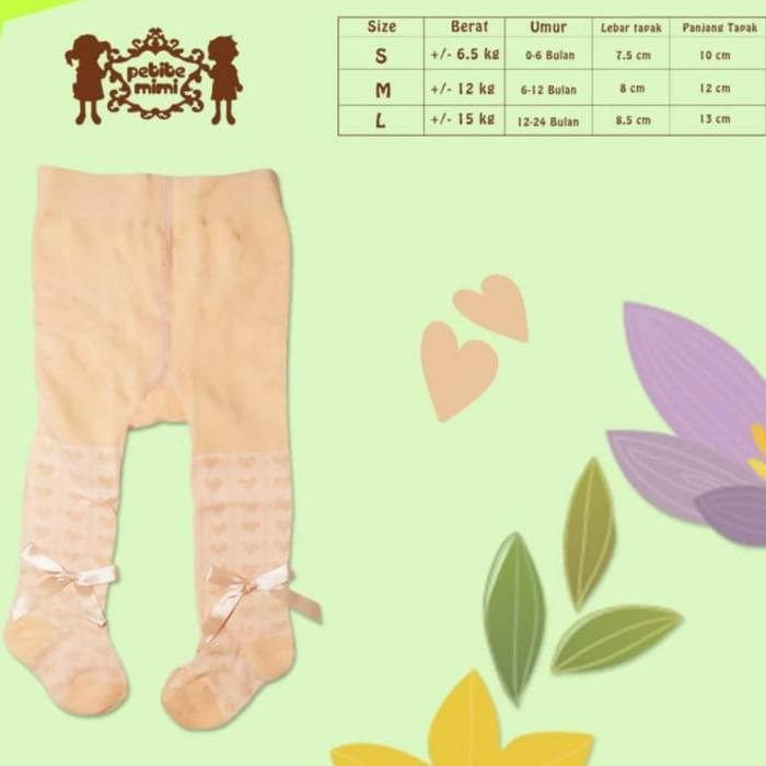 PETITE MIMI Legging Polos Pita Legging Baby Girl Celana Bayi Newborn 0