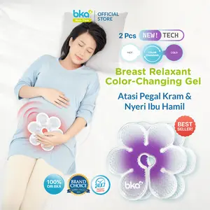 [LIVE] NEW Breast Relaxant Color Changing Gel BKA isi 2 Pcs Perawatan Payudara Ibu Hamil - Breast Relaxing Gel - Kompresan Ibu Hamil & Menyusui - Kompres Pelancar ASI - Alat Kompres Ibu Hamil
