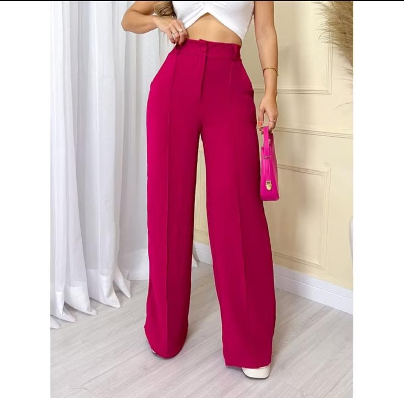 CALÇA FEMININA PANTALONA DUNA COM FORRO TENDENCIA 2025
