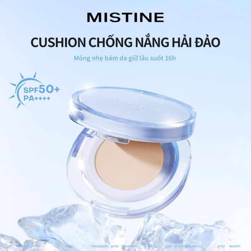 12 Mistine Phấn nước cầu vòng Xiêm La Chống Nắng Mistine 1 lõi Cushion 13g + quà tặng 1 phấn má hồng 4.3g
