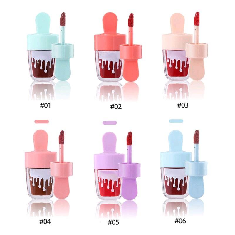 liptint icecream waterproof frozen lip gloss moisturizing and long lasting lipstik cair 1