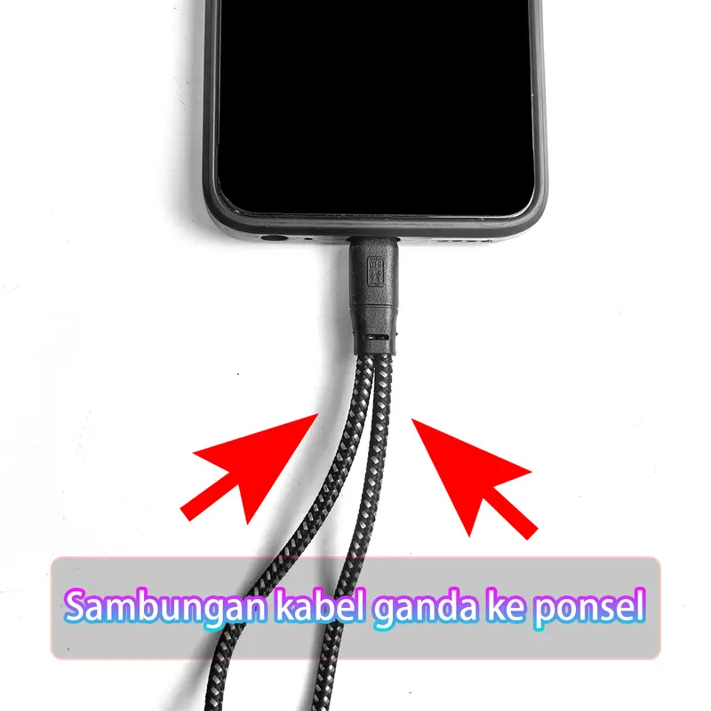 Siborie OTG Digital live soundcard Y12 dilengkapi dengan kabel OTG 4