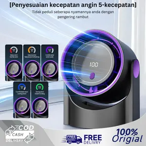 [COD] Kipas Angin Meja Dinding 100 Gear Wind Speed Portable Mini Desktop Fan LED Digital Karakter Duduk ceiling es batu dingin
