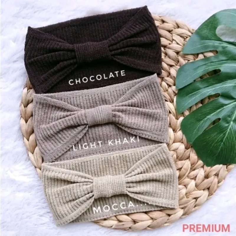 Ciput Rajut Premium Bandana Pita // Dalaman Hijab Rajut // Inner Bandana Pita // Rajut Premium // Ciput Rajut Bando Pita 1