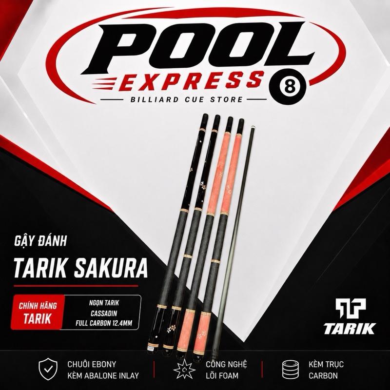 Gậy bi-a, Cơ bida Tarik Sakura Black/ Pink I / II