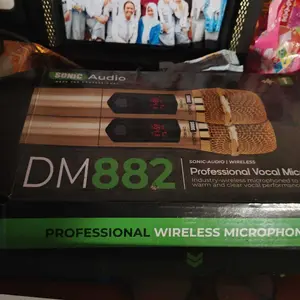 (COD-LV) DM-882 Sonic Audio Profesional Mikrofon Kebutuhan Acara Kantor Meeting Conference & Karaoke Profesional Mikrofon Wireless