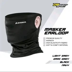 Buff Masker gunung Lubang Telinga bahan spandek