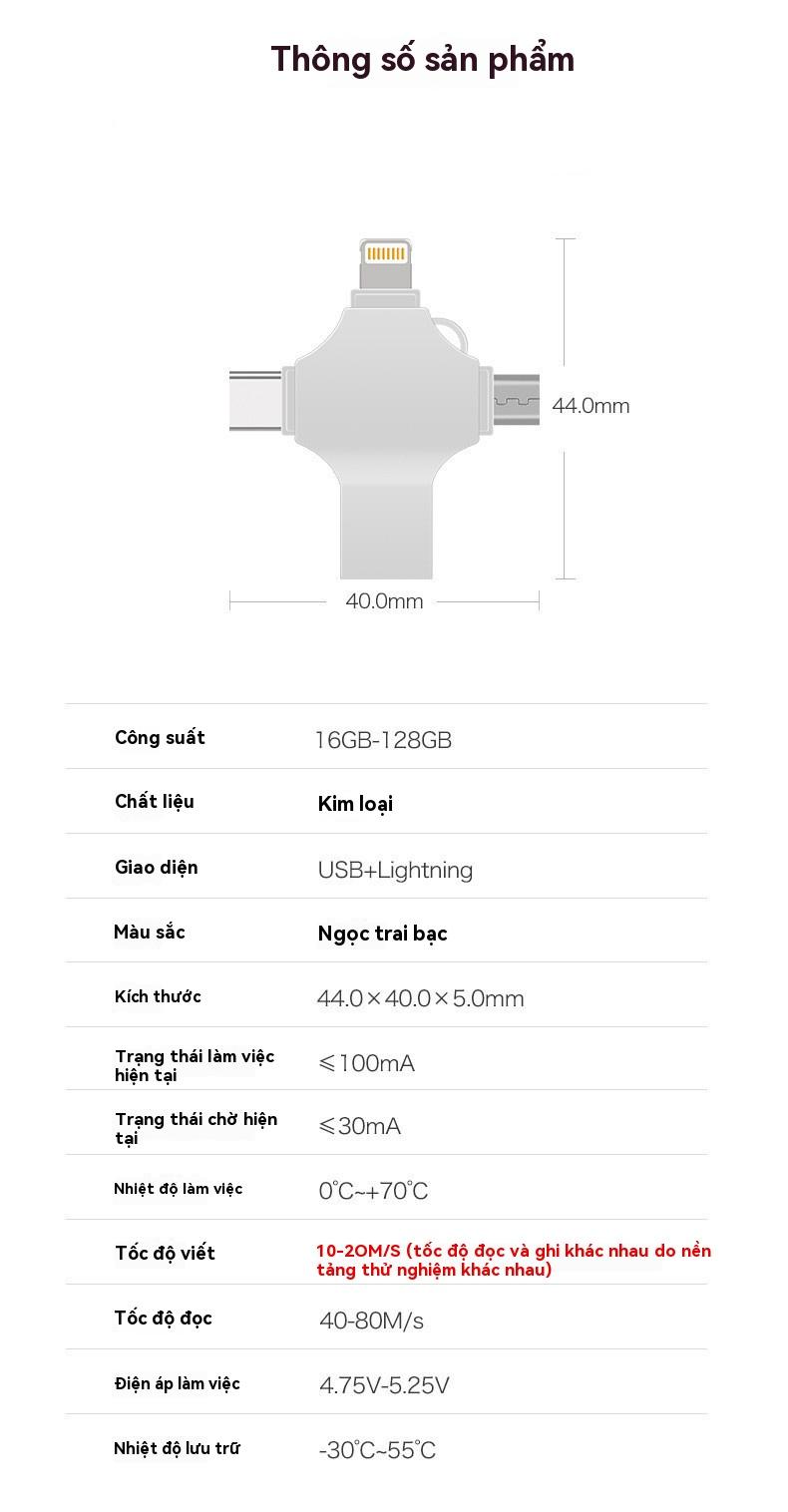 Product Introduction of Ổ đĩa Lung Linh dành  thiết bị Android 4 trong 1, Ổ đĩa  OTG, Ổ đĩa ngón tay cái, Ổ đĩa Type-C, Ổ cứng ngoài, Thích hợp  máy tính bảng, Android và điện thoại thông minh, Tương thích với máy tính di động    sd  card sd  card otg  type  c bộ   trữ  win 1