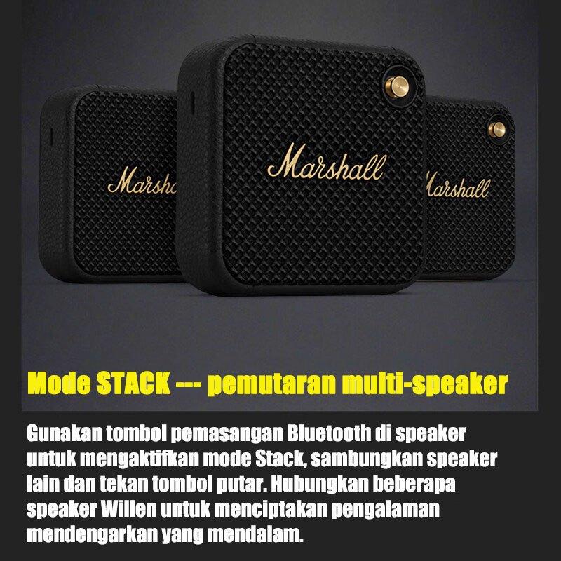 Marshall Willen Portable Bluetooth Speaker waterproof Wireless Bluetooth Speaker 3
