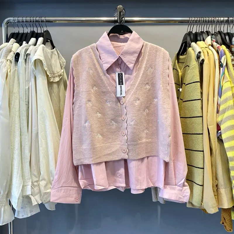 ALALA SHIRT KEMEJA VEST 2IN1