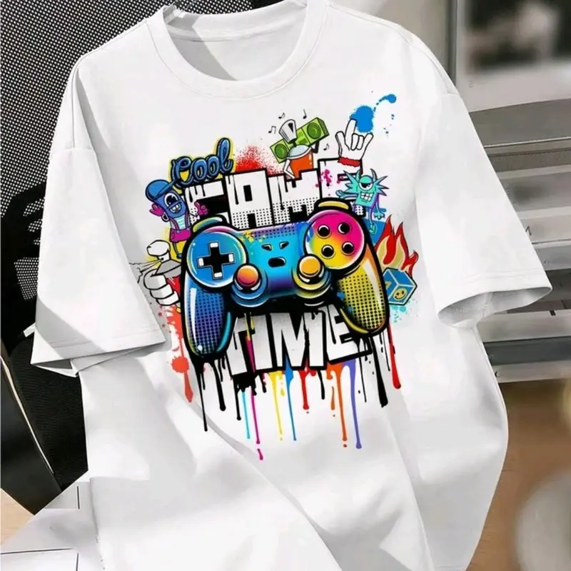 Kaos Distro Bigsize 7XL 6XL 5XL 4XL 3XL 2XL XL L M S Kaos Korean Style 18 Chicagho Full Printing T-Shirt Pria Wanita Jumbo Bahan Catton Combed 24s Lembut Adem Nyaman Dipakai Unisex Pria Wanita Warna Putih Beige High Jepang Cream Lilac kaos Oversize Baju 1