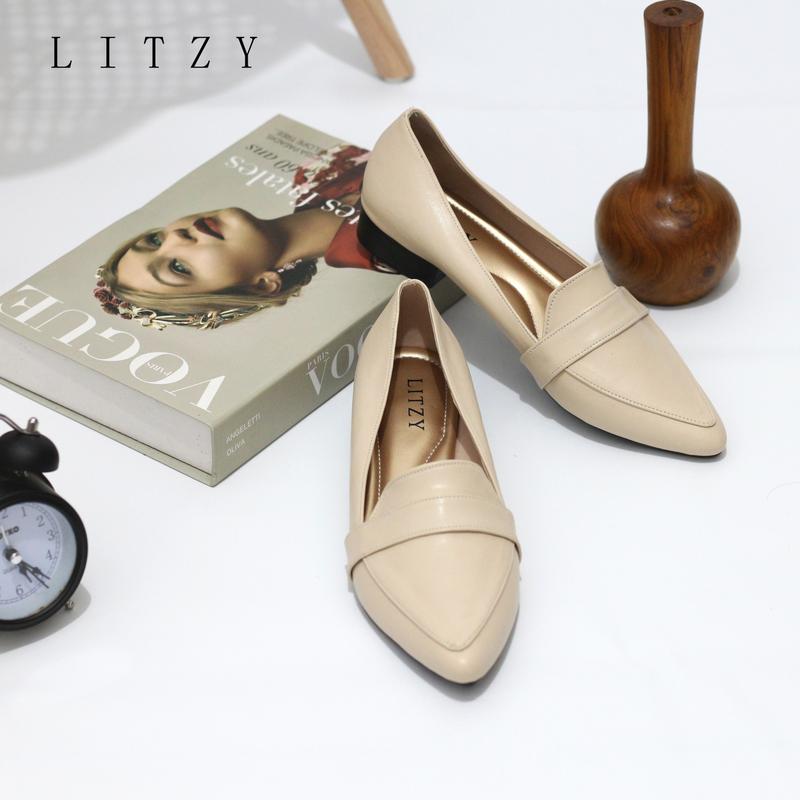 Sepatu Kerja Wanita Casual Loafer LITZY Sisilia - Sol Non Slip dan Kulit Sintetis Premium - Sneakers, Shoes 5