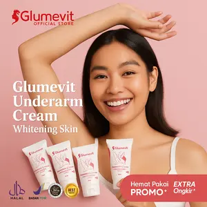 10X Lebih Cepat Mencerahkan Ketiak - Glumevit Underarm Cream Paket 1Pcs – Mencerahkan Ketiak Lebih Cepat Tanpa Efek Samping