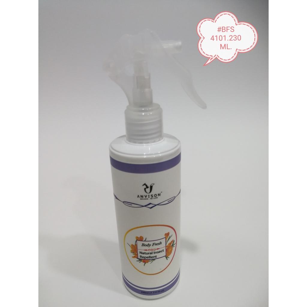 Anvison Body Fresh Spray Natural Insect Repellent 230ml Shower Conditioner Cat Dog Kucing Anjing