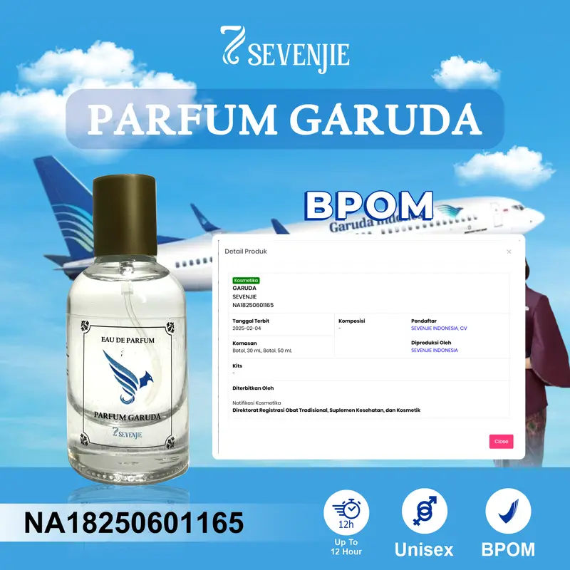 [Beli 1 Dapat 3] Parfum Garuda Indonesia Untuk Pria Wanita Wangi Segar Lembut 3