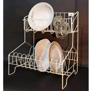 RPL SUSUN2PUTIH/ RPL SUAUN2 HITAM/ RAK PIRING 2SUSUN/ RPL 2SUSUN/ RAK PIRING DAPUR/ RAK PIRING MEJA/