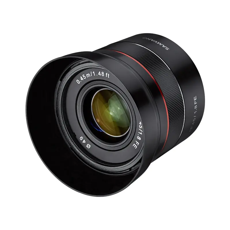 Samyang Lensa Kamera AF 45mm F1.8 FE Compatible for sony FE