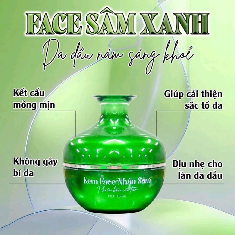 Kem face nhân sâm xanh (Không tặng sét chống nắng HA)Hỗ trợ chăm sóc da