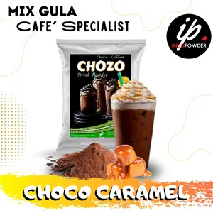 Indopowder - Bubuk Minuman CHOCO CARAMEL 1Kg untuk Cafe, Waralaba, Resto dan Usaha Kekinian