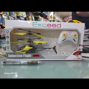 Mainan Anak Exceed Induction Flight LH-1802R – Helikopter RC Terbang Otomatis Baterai Kontrol Led Remote Control