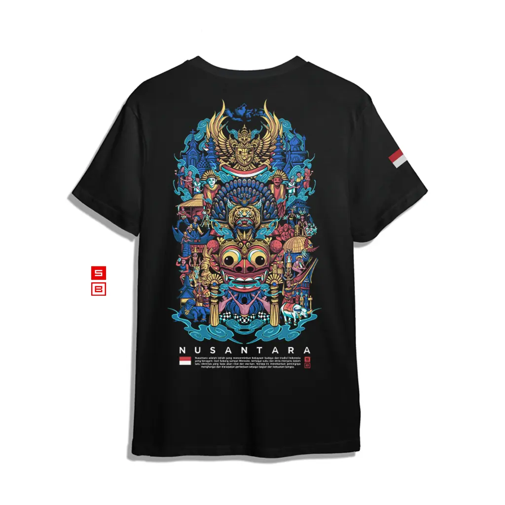 T- SHIRT NUSANTARA ( SENIMAN BOCAH BALI STYLE ) Katun