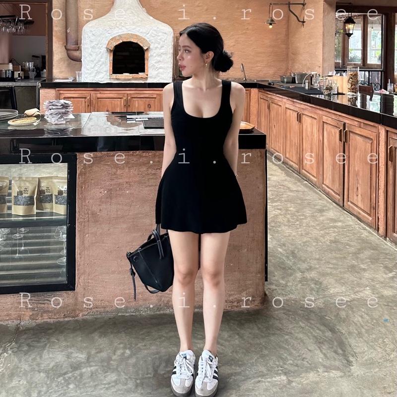 Đầm ba lỗ dáng xoè