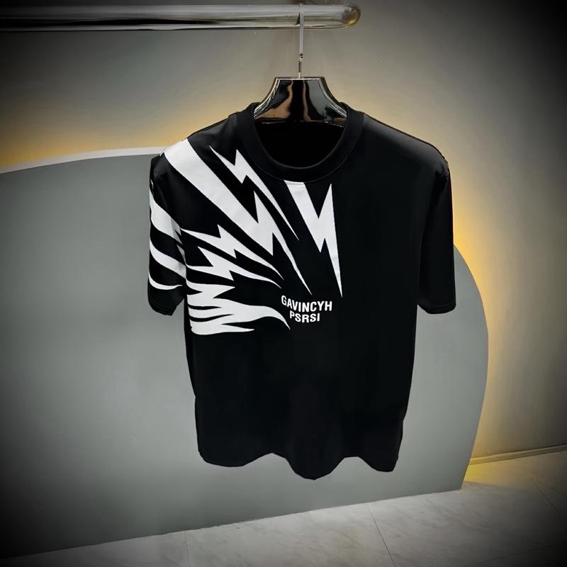 [Mở Bán] Áo Phông In Hoạ Tiết Tia Sét Sắc Nét Chất Liệu Cotton Mềm Mịn Thoáng Mát Hottrend Nam Nữ