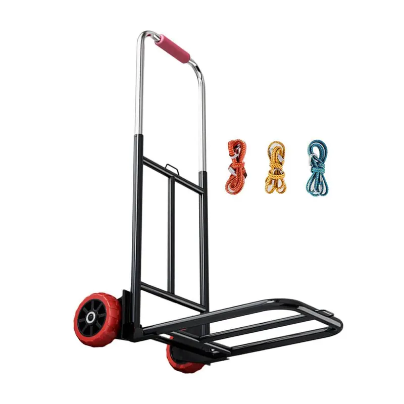 Xe Tải Tay Gấp Tối Đa 70Kg, Xe Đẩy Hành Lý, Xe Đẩy Văn Phòng Đựng Đồ Ngoài Trời 2