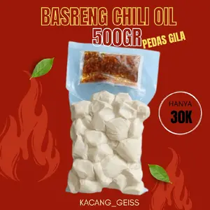 Basreng pedas+Chili Oil 500gr Food Frozen Instan