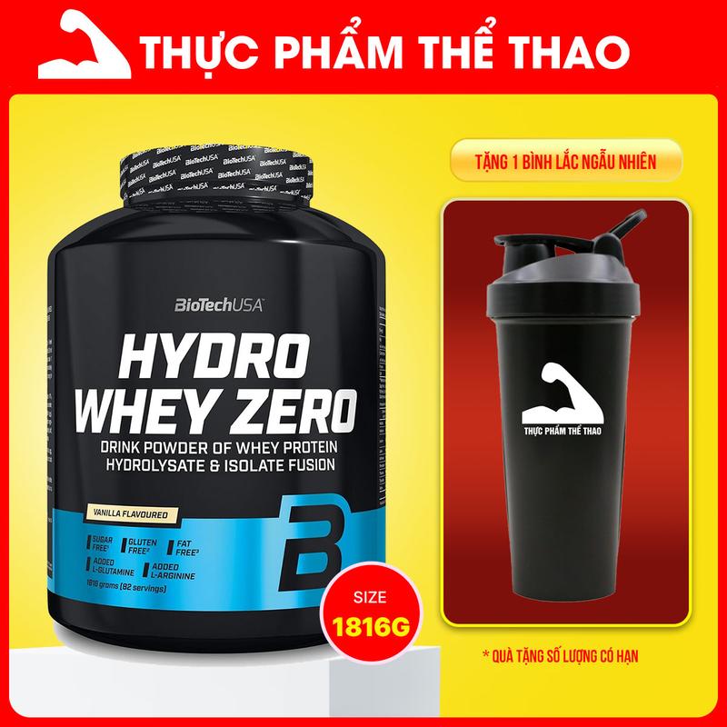  Hydro Whey Zero  4lbs  - Nhiều Mùi vị - Hàng Chính Hãng BiotechUSA - Thực Phẩm Bổ Sung Thể Hình 