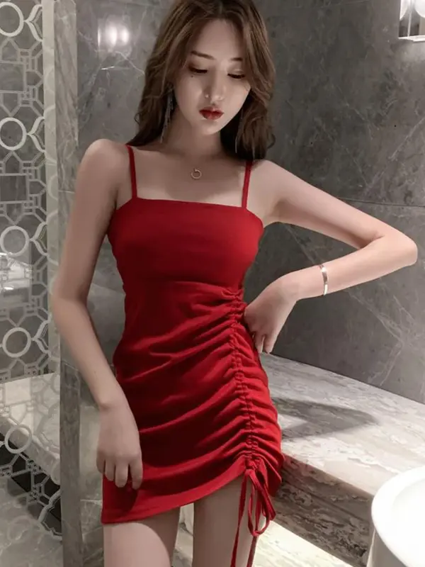 Tanktop Tali serut / Dress Tanktop style korea 2
