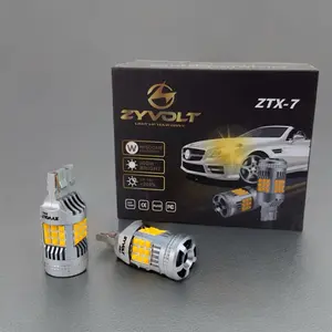 Zyvolt ZTX7 Lampu LED Mobil untuk Sein Mundur dan Rem DC 12V Chip 3030 Cembung 36 Mata Kipas Pendingin No Hyperflash Extreme Bright Car