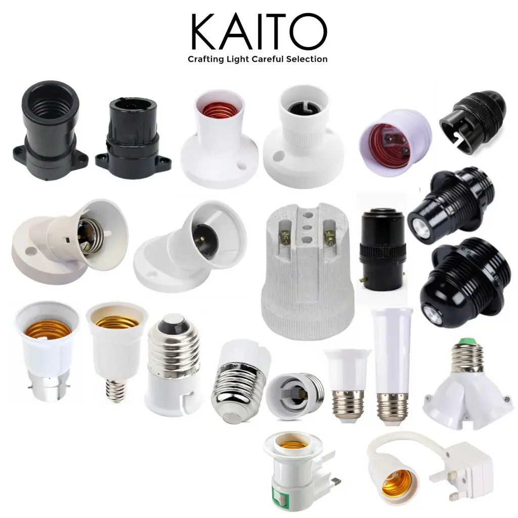 Lamp Bulb Holder Socket E14 E27 B22 ES BC Batten Holder Wedge Holder Lamp Holder Adapter Converter Pemegang Tapak Mentol