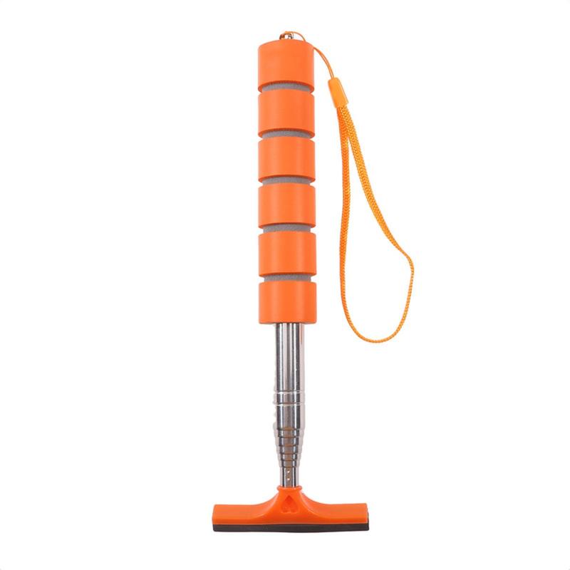 Product Introduction of Car Rearview Mirror Wiper Stainless Steel Telescopic Retractable Layered Brush Head Window Wash Cleaning Brush Handheld Wiper 11