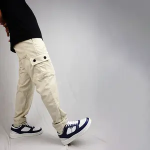 (Unisex) Kanjeng Denim Celana Joggers Cargo Premium Pants Pria Wanita Bahan Katun Rubic Tebal Nyaman Cepat Kering & Bersirkulasi