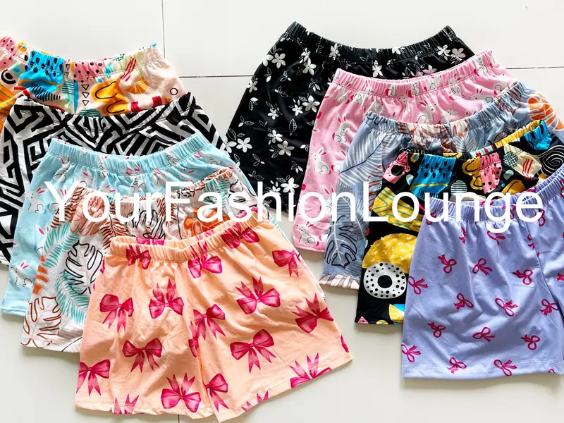 CARINE High Waist Short with Lining Slightly Stretchable Shorts