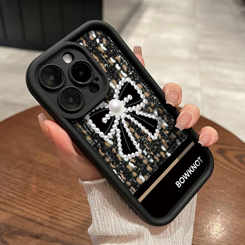 Casing Hp Infinix Smart 6 Infinix Smart 6 Plus Case pola perhiasan pita Kesing HP pelindung silikon ganda Softcase pelindung silikon baru Casing 3