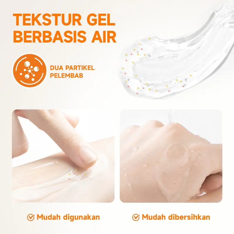 GMEELAN Orange Enzyme Peeling Gel 50g- Atasi Kulit Kasar, Kusam & Bekas Jerawat | Eksfoliasi Keratin Tebal + 7 Ekstrak Tanaman | Aman untuk Sensitif Wajah Melembutkan Komedo Exfoliating Perawatan Pencerah Pembersihan 3