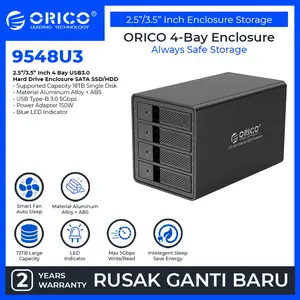 ORICO 9548U3 4bay 3.5in HDD Enclosure with SuperSpeed USB3.0