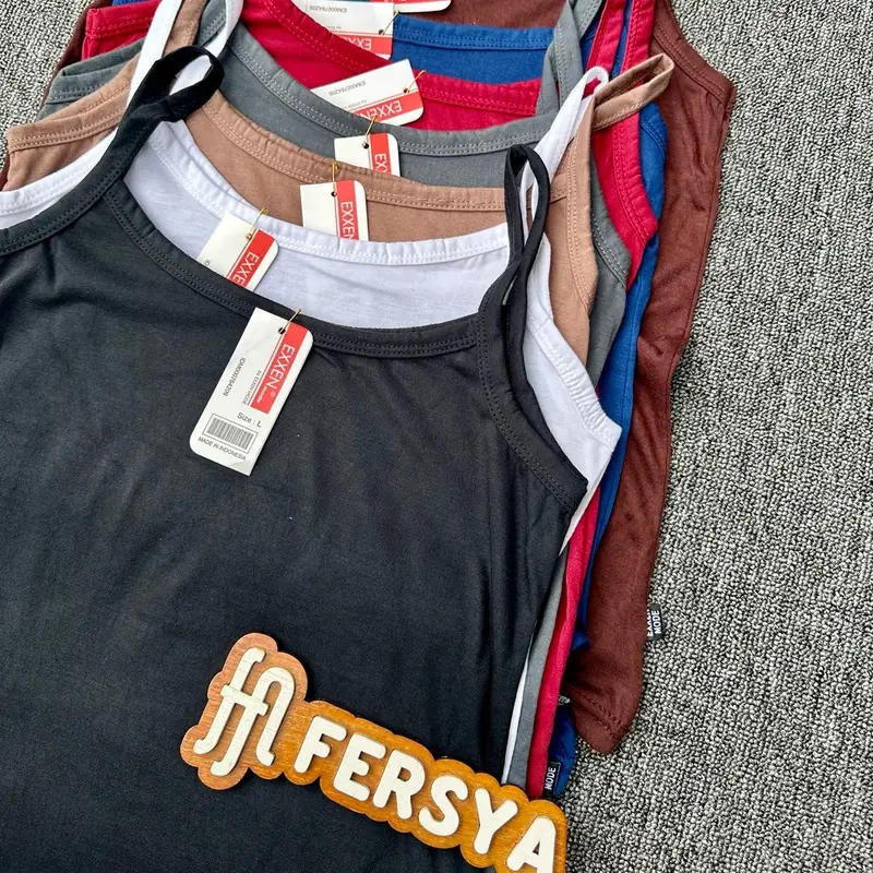 TANKTOP EXXEN MURAH | Singlet Wanita Tali Kecil 3