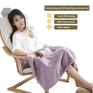 USB Electric Blanket Soft Thicker Heater Bed Warmer Machine Washable